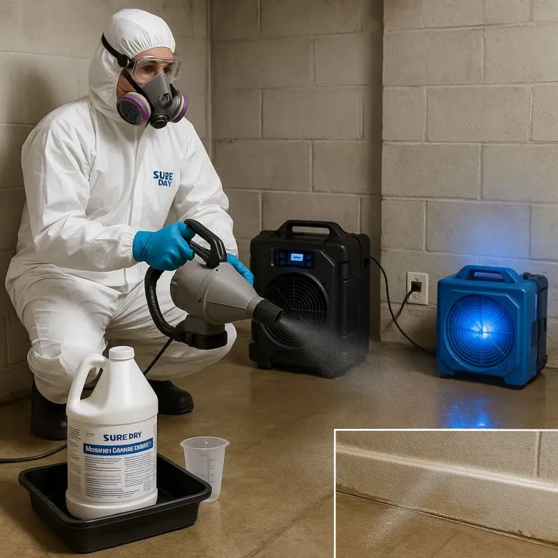 Sanitization and Odor Removal process in Plainsboro Center, NJ