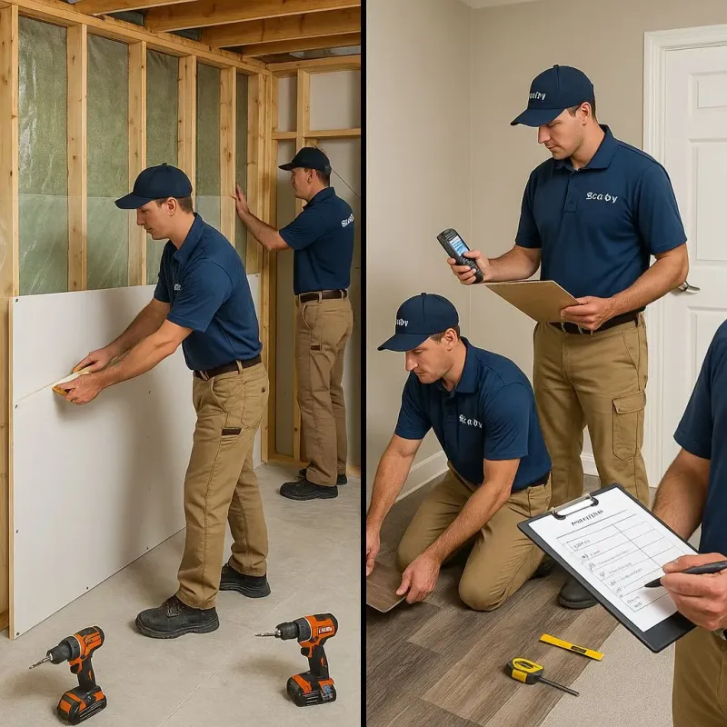 Repairs and Reconstruction process in Plainsboro Center, NJ